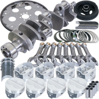 Eagle Chevy 350 1Pc 3.750in Crank 5.700in I-Beam Rod 4.060in Pistons 168 Tooth FP Balanced Assembly