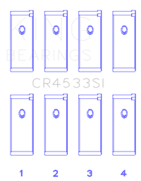 King Engine Bearings Nissan QR25DE DOHC 16 Valves (Size +0.5) Rod Bearing Set