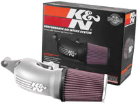 K&N 17-18 Harley-Davidson Touring Models Performance Air Intake System Silver