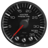Autometer Spek-Pro 52.4mm 0-35 PSI Digital Stepper Motor Water Pressure Gauge