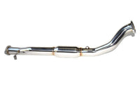 Invidia 08-15 Mitsubishi Evolution X High Flow Cat Downpipe & Test Pipe (One Piece)
