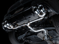 AWE Tuning MK8 Volkswagen Golf R 3in Track Edition Quad Exhaust - Chrome Silver Tips