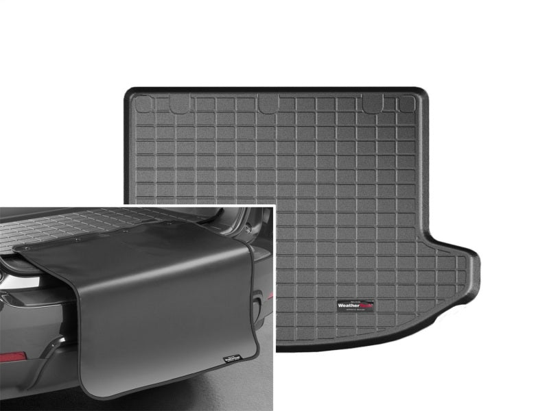 WeatherTech 07-10 Kia Rondo Cargo Liner w/ Bumper Protector - Black