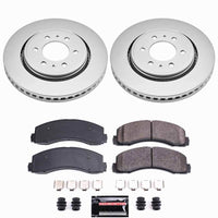 Power Stop 10-21 Ford Expedition Front Z23 Coated Brake Kit