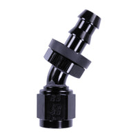 Russell 6AN Twist-Lok 30 Degree Hose End - Black