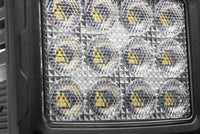 Go Rhino Xplor Bright Series Rectangle Single LED Spot Light Kit (Surface Mount) 5in. - Blk (Pair)