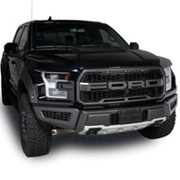 Putco 18-20 Ford F-150 Raptor - Hex Shield - Black Powder Coated Bumper Grille Inserts