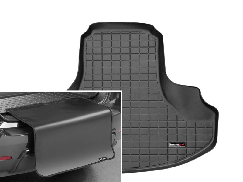 WeatherTech 08-12 Honda Accord Coupe Cargo Liner w/ Bumper Protector - Black