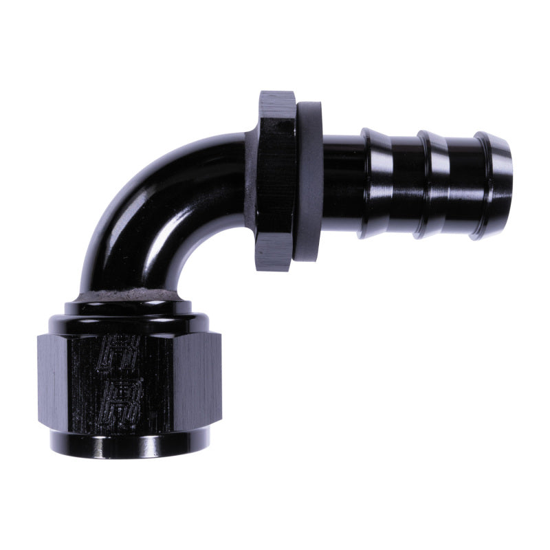 Russell 12AN Twist-Lok 90 Degree Hose End - Black
