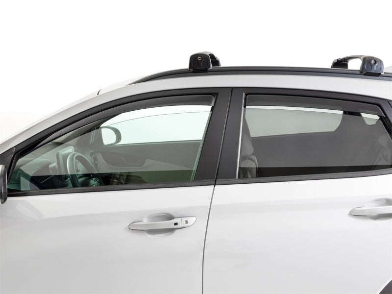 WeatherTech 18-23 Hyundai Kona / 22-23 Kona N Front and Rear Side Window Deflectors - Dark Tint