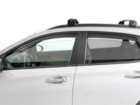 WeatherTech 18-23 Hyundai Kona / 22-23 Kona N Front and Rear Side Window Deflectors - Dark Tint