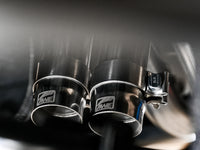 AWE Tuning 16-22 Toyota Tacoma 0FG Cat-Back Exhaust w/ BashGuard - Dual Chrome Silver Tips