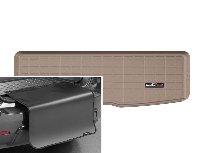 WeatherTech 2020+ Mercedes-Benz GLE-Class Cargo With Bumper Protector - Tan