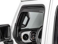 WeatherTech 20-26 Jeep Gladiator JT Front Front Side Window Deflectors-Dark Tint