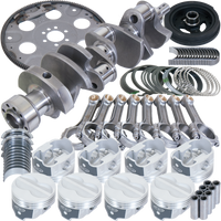 Eagle Chevy 350 1Pc 3.750in Crank 5.700in I-Beam Rod 4.030in Pistons 153 Tooth FP Balanced Assembly