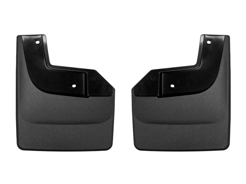 WeatherTech 2021+ Ford F-150 Raptor (Incl. 37 Perf. Pkg) No Drill Rear MudFlaps - Black