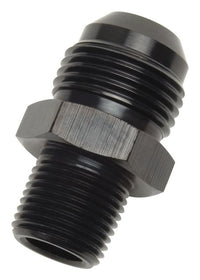Russell Performance -10 AN to 1/2in NPT Straight Flare to Pipe (Black)