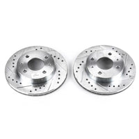 Power Stop 95-98 Nissan 200SX Front Evolution Drilled & Slotted Rotors - Pair