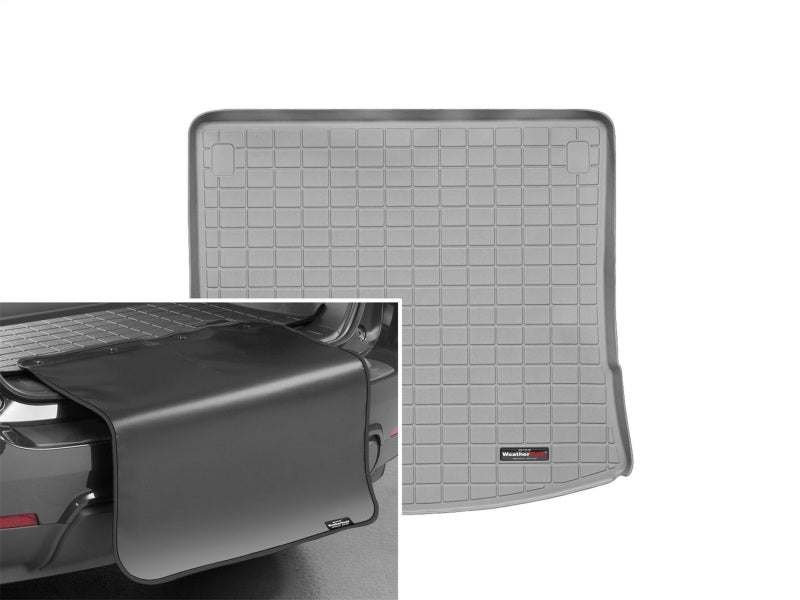 WeatherTech 08-15 Mazda Mazda5 Cargo Liners w/ Bumper Protector - Grey