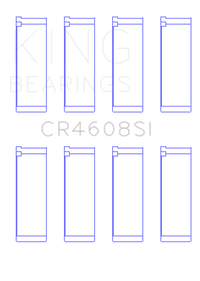 King Engine Bearings Toyota 2ZZ-GE (Size .025) Connecting Rod Bearing Set (Set of 4)