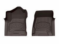 WeatherTech 15-19 Chevrolet Silverado 1st Row Front FloorLiner HP - Cocoa