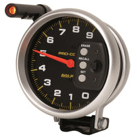 AutoMeter Gauge Tach 5in. 9K RPM Pedestal W/ Quick Lite & Peak Memory Pro-Comp