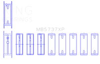 King Engine Bearings Main Bearings For GM 231 CI V6 OHV