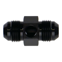 DeatschWerks 8AN Male Flare Gauge Adapter with 1/8in Gauge Port
