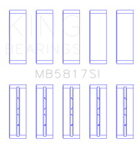 King Engine Bearings 04-12 Mitsubishi Colt Replacement Main Bearing Set
