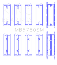 King Engine Bearings BMW N47 D20 A/B/C/D / N47 C20 A Main Bearing Set (Size 0.75)