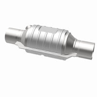 MagnaFlow Univ Cat Conv 2.5in Inlet/Outlet Ctr/Ctr Round 9in Body L x 5.125in W x 13in Overall L