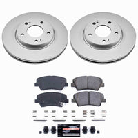 Power Stop 11-16 Hyundai Elantra Front Z23 Coated Brake Kit