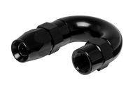 Vibrant -3AN 180 Degree High Flow Hose End Fitting for PTFE Lined Hose - Aluminum