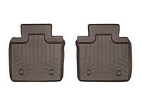 WeatherTech 2014+ Maserati Quattroporte Rear FloorLiner - Cocoa (fits Models w/2 Zone Climate Cntrl)