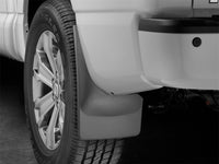 WeatherTech 2017+ Nissan Titan No Drill Mudflaps - Black (No Fender Flares/Lip Molding)