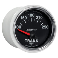 Autometer GS 52mm 100-250 Degree F Short Sweep Electronic Transmission Temperature Gauge