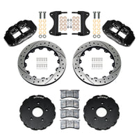 Wilwood 14-19 Chevrolet Corvette C7 Forged Narrow Superlite 6R Front BBK - 13.06 Rotor SRP - Black