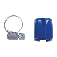 Russell Performance -6 AN Anodized Blue Tube Seal Hose End For 5/16in Fuel Hose