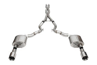 Corsa 24+ Ford Mustang GT Conv. Xtreme Cat-Back Ex. Sys. 3.0in Dual Rear Ex w/4.5in StraightCut Tips