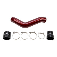 Wehrli 19-24 Cummins 6.7L Driver Side 3.5in Intercooler Pipe - WCFab Red