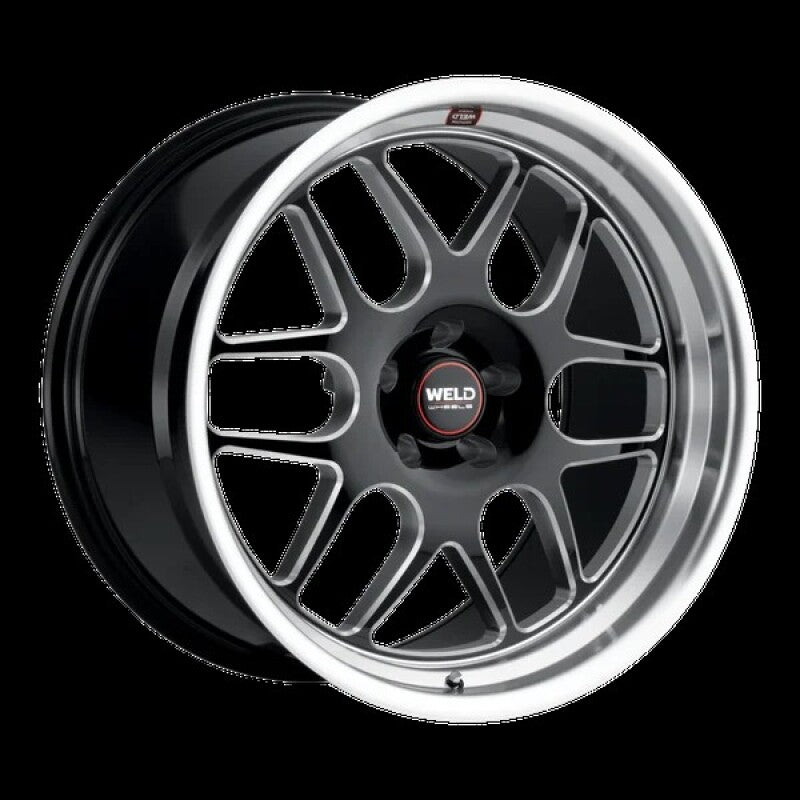 Weld Solana 20x10.5 / 5x120 BP / ET38 / 72.56mm Bore - Gloss Black MIL DIA Wheel