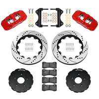 Wilwood 14-19 Chevrolet Corvette C7 AERO6 Front BBK - 14.00 Rotor SRP - Red