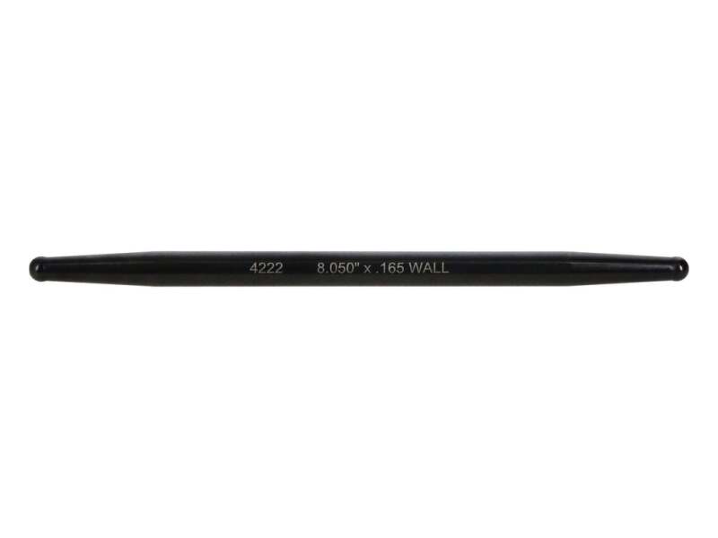 Manley Push Rod - 7/16 Dia. - 9.750 Length - 0.165 Wall - 4130 Chrome Moly - Swedged End - Set of 8