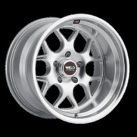 Weld Solana 18x9.5 / 5x114.3 BP / ET0 / 78.1mm Bore - Gloss Silver Machined Wheel