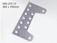 Cusco Roll Cage Universal Center B-Pillar Fixing Plate Kit (260mm x 150mm) Welding Required