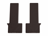 WeatherTech 22-26 Kia Carnival 2nd Row Rear All-Weather Floor Mats 2pc - Cocoa