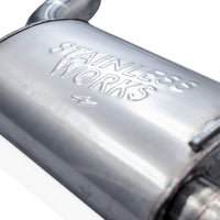 Stainless Works 2024 Mustang GT Catback Dual Tips Redline Sound H-Pipe Factory Connect Exhaust