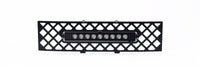 Putco 11-14 Ford F-150 - EcoBoost Bumper Grille Insert - Black SS Diamond w/ 10in Luminix Light Bar