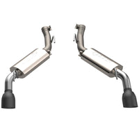 QTP 2014-2015 Chevrolet Camaro SS 6.2L QTP AR3 Axle Back Black Tips