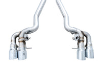 AWE Tuning 18-19 BMW M5 (F90) 4.4T AWD SwitchPath Axle-Back Exhaust - Chrome Silver Tips